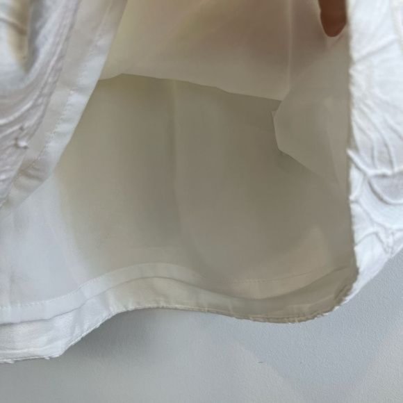 J. Crew Convertible-Strap Dress in Embossed Floral 6T White G4618 Mini NWT $148 - Picture 3 of 13